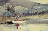 A Quiet Pool on a Sunny Day by Winslow Homer